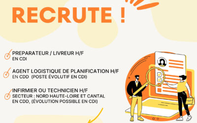 INFIRMIER ou TECHNICIEN H/F Secteur d’intervention : Nord Haute-Loire et Cantal